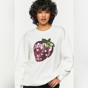 Women’s oversized Forever 21 crew neck size Small.